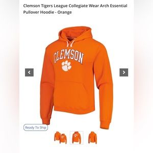 NEW CLEMSON TIGERS HOODIE SZ L. Only $26 each ( 2/$50)